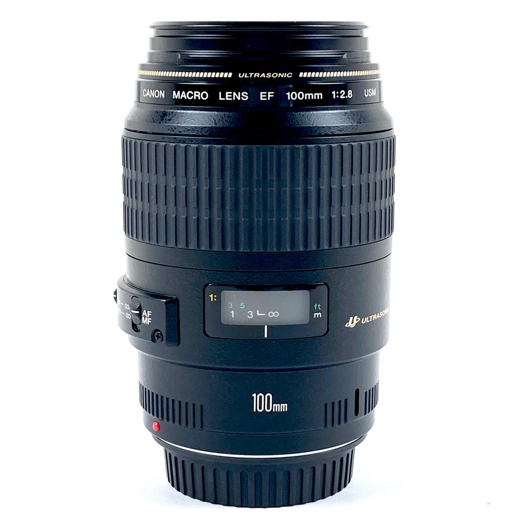 キヤノン Canon EF 100mm F2.8 MACRO USM 一眼カメラ用レンズ（オートフォーカス） 【中古】