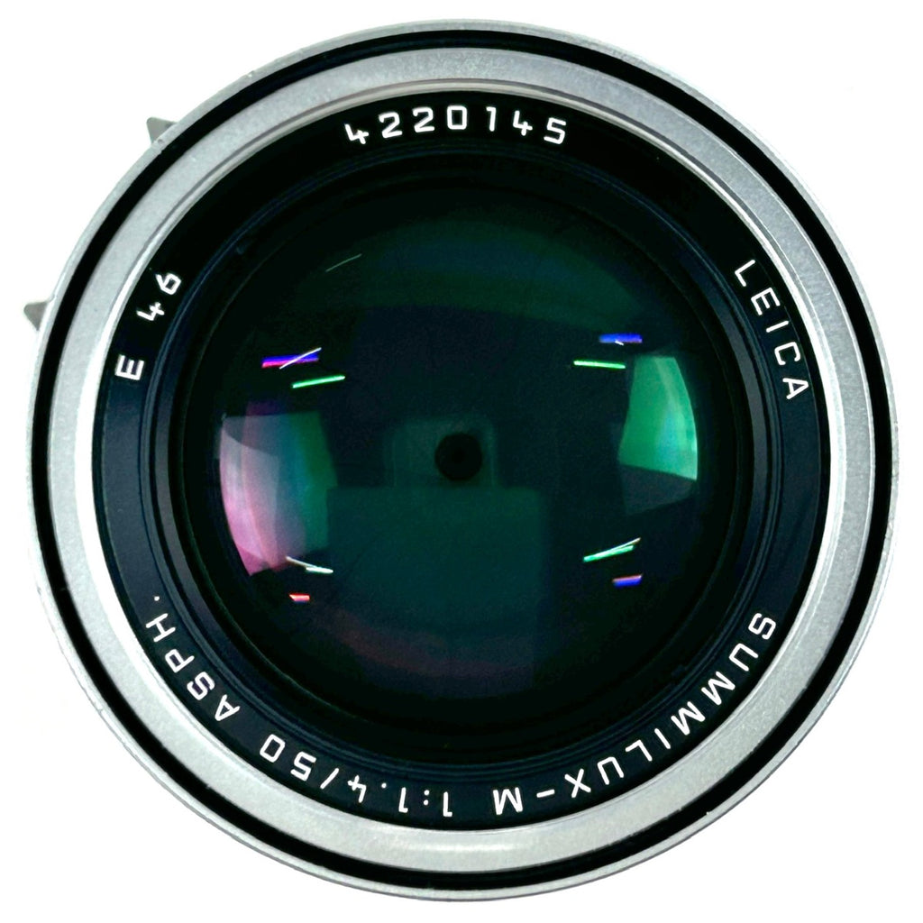 ライカ LEICA SUMMILUX-M 50mm F1.4 ASPH E46 シルバー Mマウント レンジファインダーカメラ用レンズ 【中古】