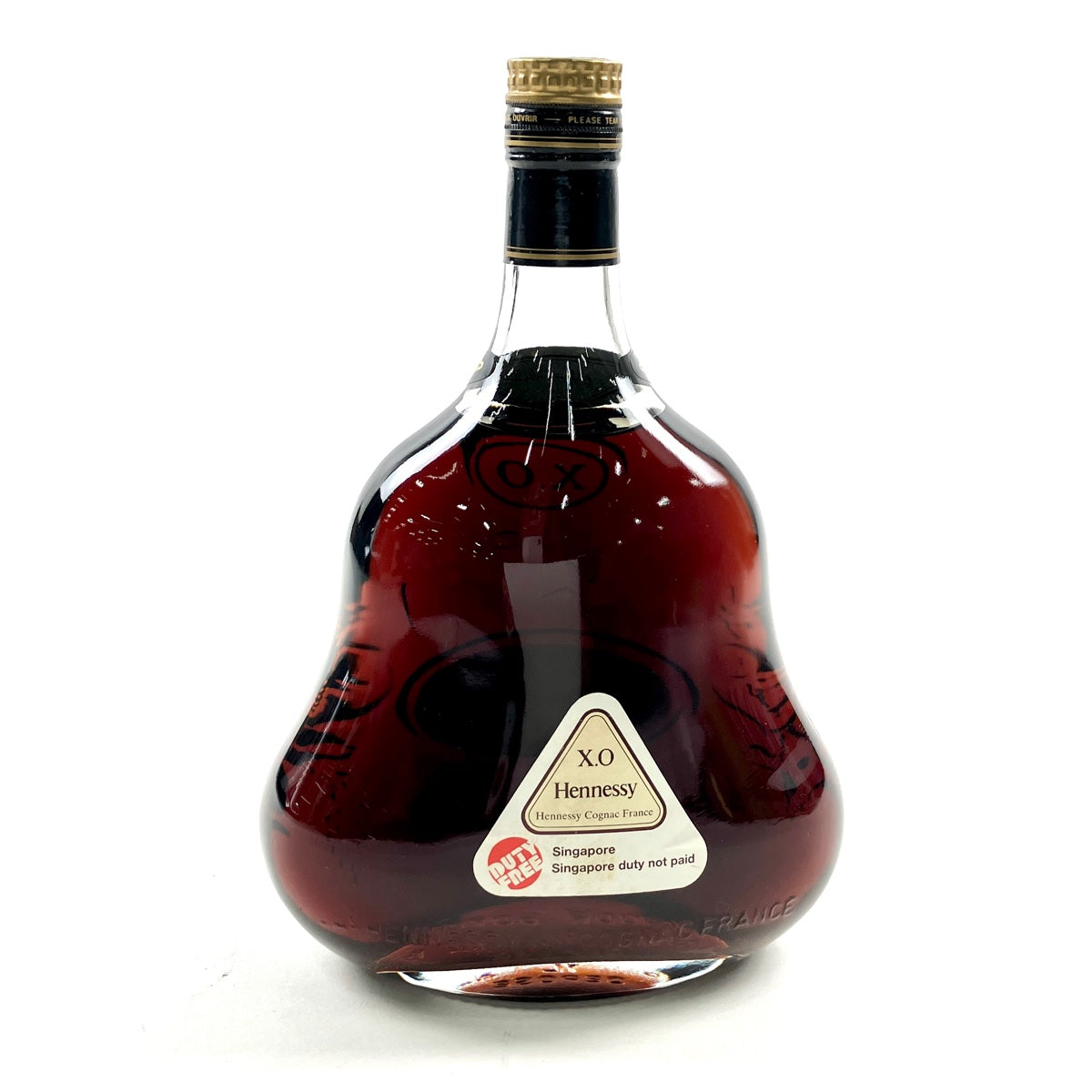 バイセル公式】ヘネシー Hennessy XO 金キャップ クリアボトル 1000ml ブランデー コニャック 【古酒】 - バイセルブランシェ