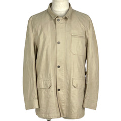 バーバリー ロゴボタン ブルゾン ジップアップ ジャンパー アウター ブルゾン ベージュ メンズ 【中古】 brapp