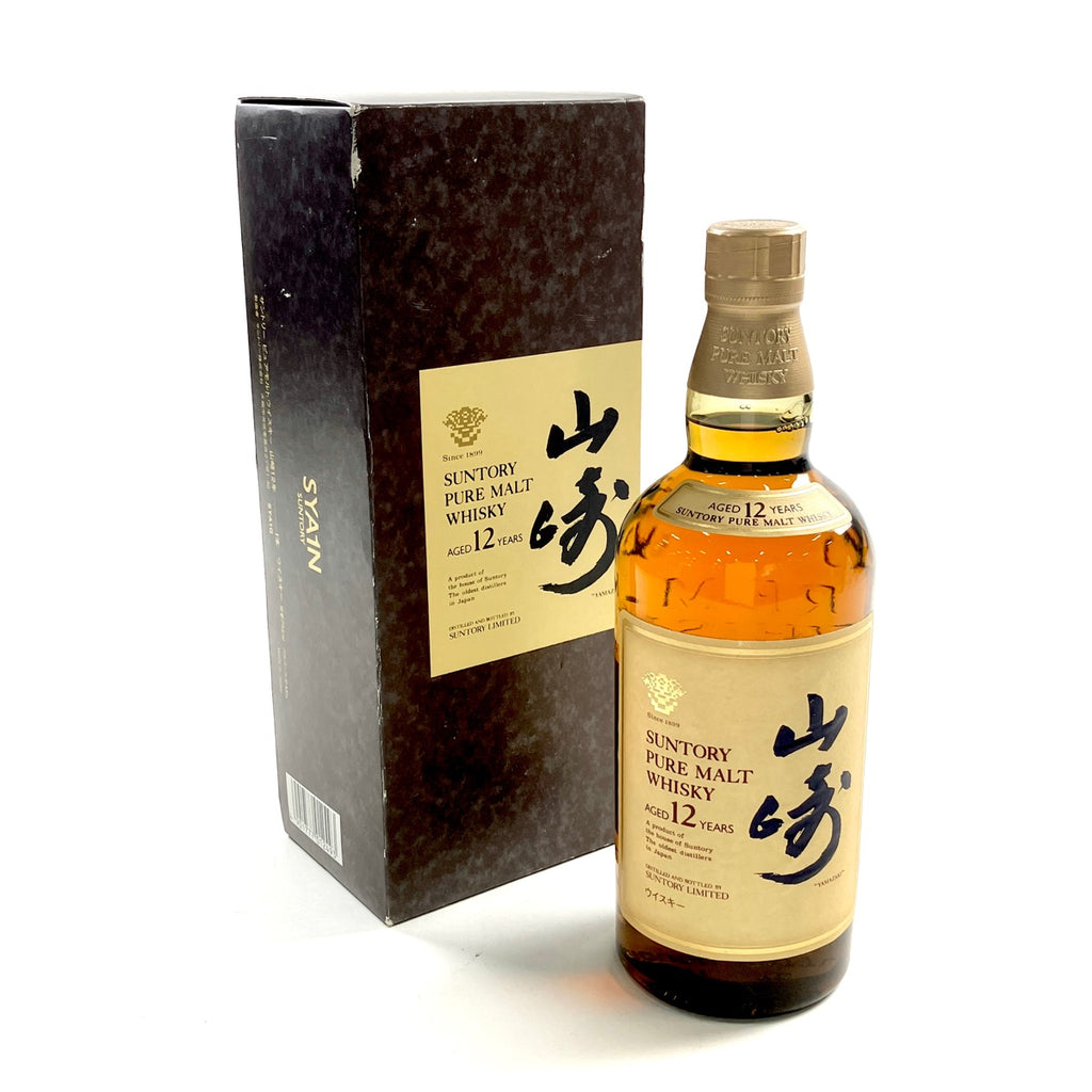 【東京都内限定お届け】 サントリー SUNTORY 山崎 12年 ピュアモルト 華 750ml 国産ウイスキー 【古酒】