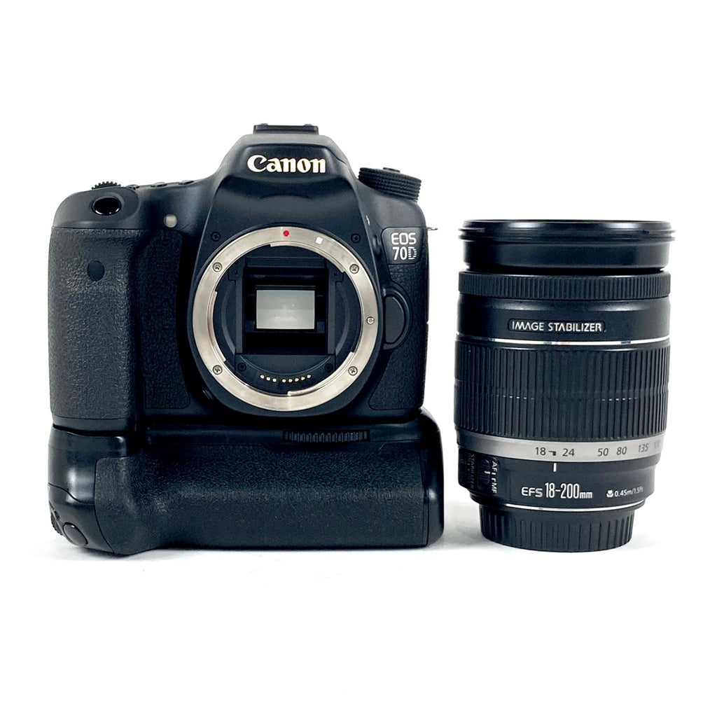 キヤノン Canon EOS 70D ＋ EF-S 18-200mm F3.5-5.6 IS デジタル 一眼レフカメラ 【中古】