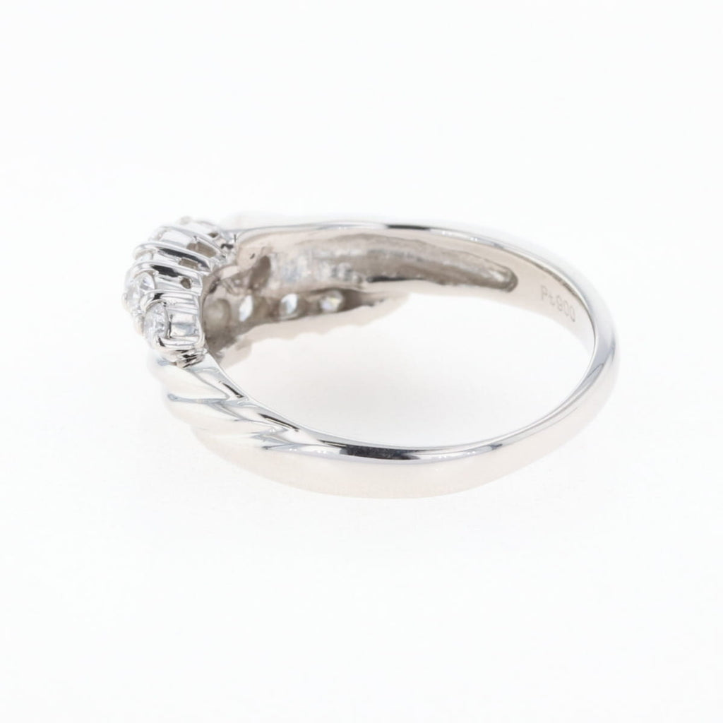 PT900 ダイヤモンド リング プラチナ 8号 0.45CT レディース 中古 nbjwl