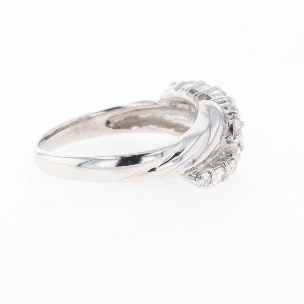 PT900 ダイヤモンド リング プラチナ 8号 0.45CT レディース 中古 nbjwl
