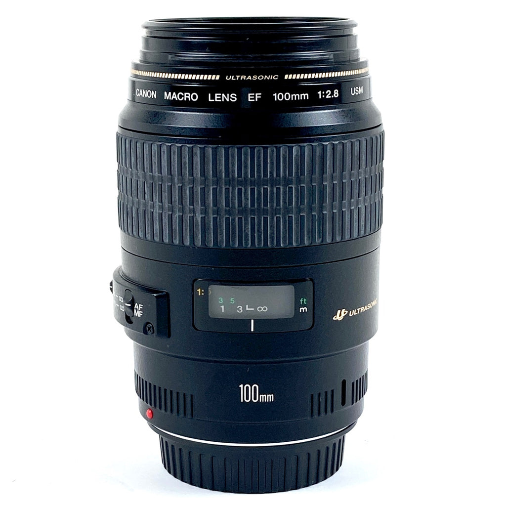 キヤノン Canon EF 100mm F2.8 MACRO USM 一眼カメラ用レンズ（オートフォーカス） 【中古】