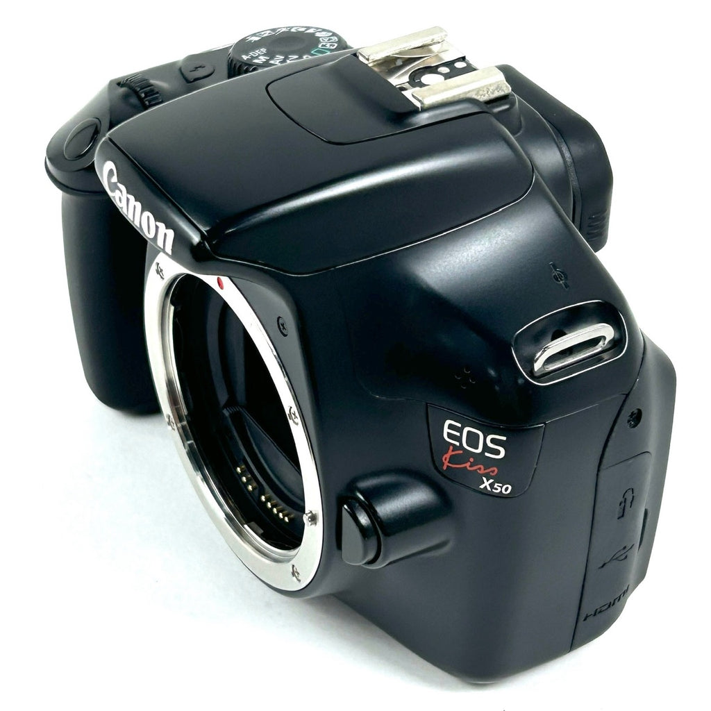 キヤノン Canon EOS Kiss X50 EF-S 18-55 IS II レンズキット ブラック デジタル 一眼レフカメラ 【中古】