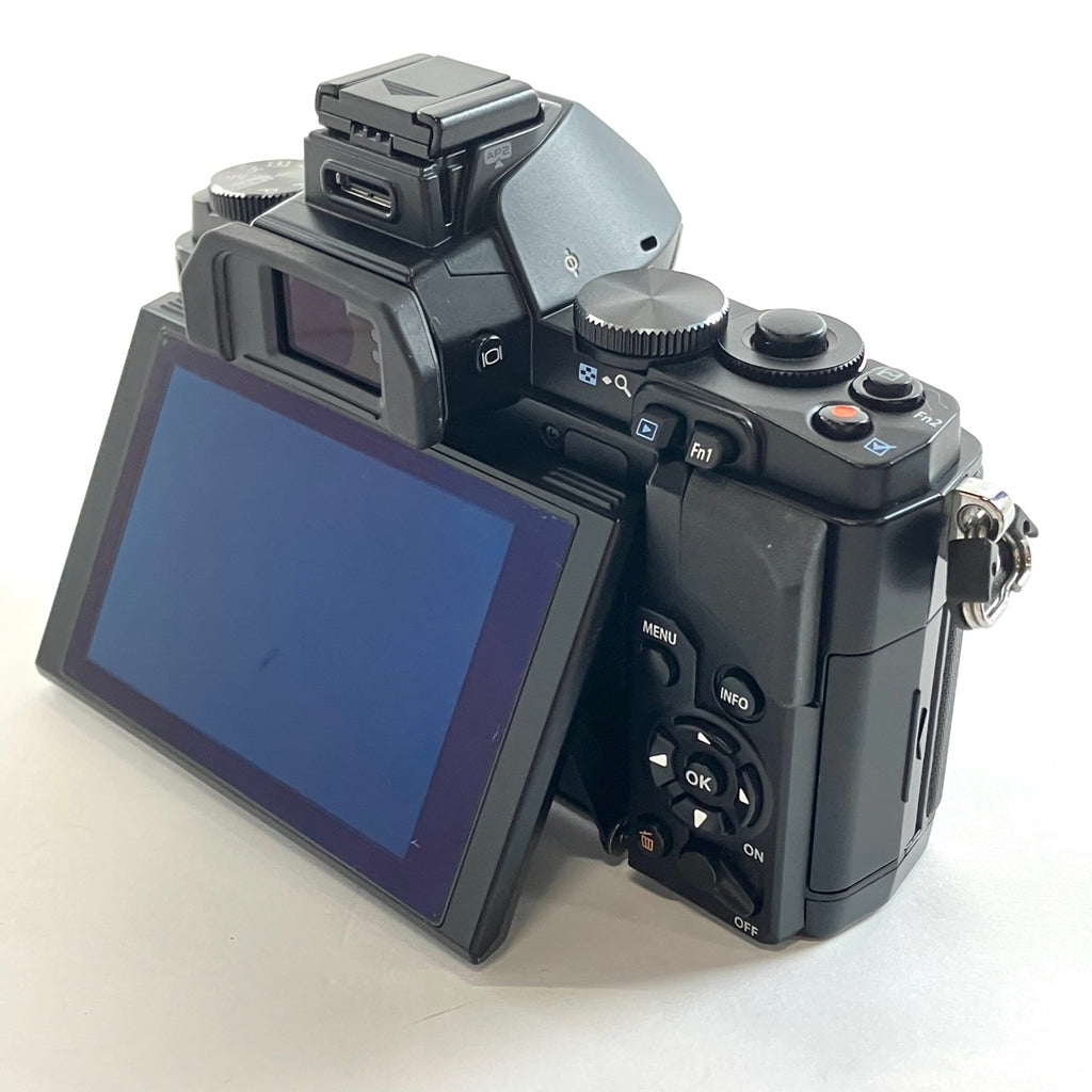オリンパス OLYMPUS E-M5 + M.ZUIKO DIGITAL 25mm F1.8  デジタル ミラーレス 一眼カメラ 【中古】