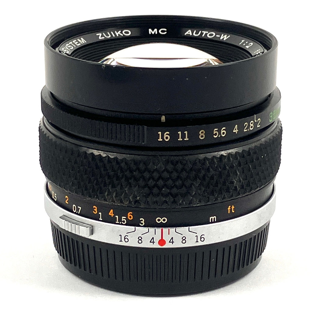 オリンパス OLYMPUS ZUIKO MC AUTO-W 35mm F2 一眼カメラ用レンズ（マニュアルフォーカス） 【中古】