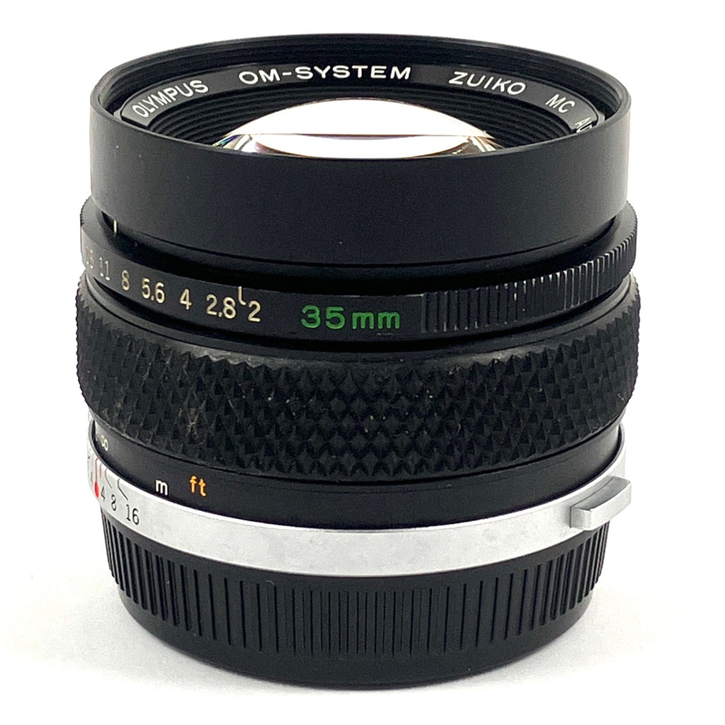 オリンパス OLYMPUS ZUIKO MC AUTO-W 35mm F2 一眼カメラ用レンズ（マニュアルフォーカス） 【中古】