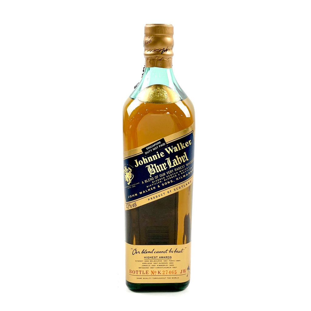 ジョニーウォーカー JOHNNIE WALKER ブルーラベル 750ml スコッチウイスキー ブレンデッド 【古酒】