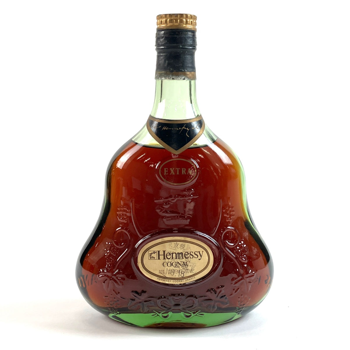 【バイセル公式】ヘネシー Hennessy エクストラ 金キャップ グリーンボトル 700ml ブランデー コニャック 【古酒】 - バイセルブランシェ