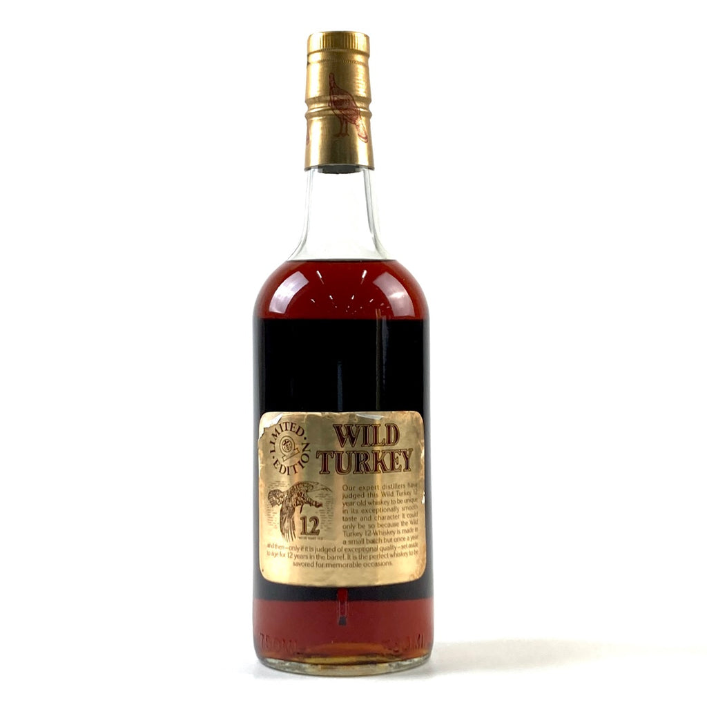 ワイルドターキー WILD TURKEY 12年 ゴールドラベル バーボン 750ml アメリカンウイスキー 【古酒】