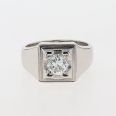 ダイヤモンド デザインリング プラチナ 指輪 リング 18.5号 Pt900 ダイヤモンド メンズ 【中古】 
 ラッピング可
