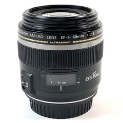 キヤノン Canon EF-S 60mm F2.8 MACRO USM 一眼カメラ用レンズ（オートフォーカス） 【中古】
