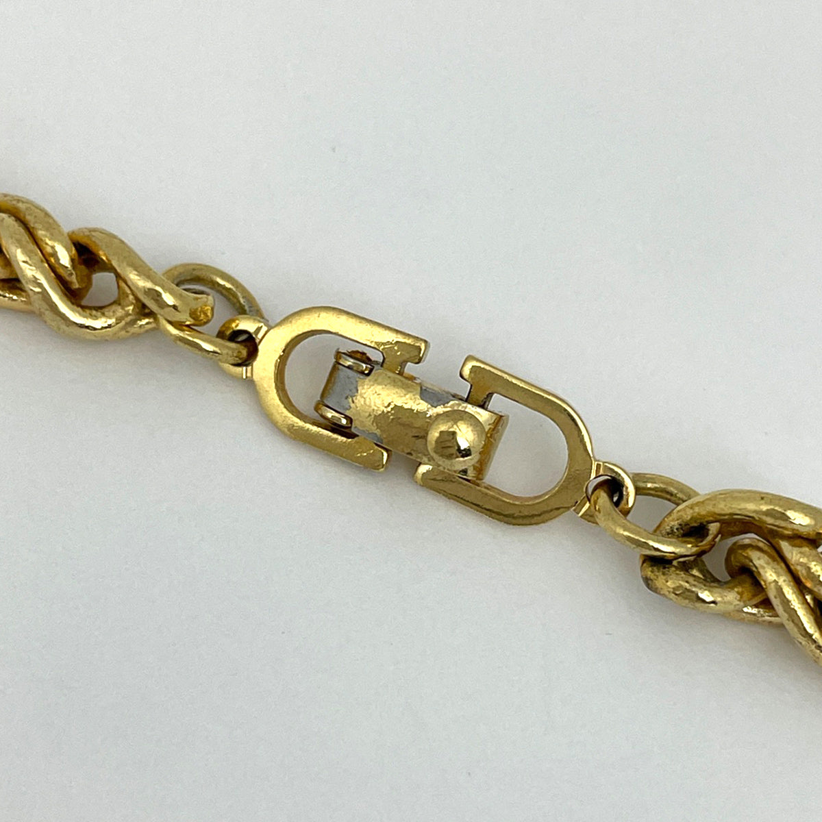 【極美品】　ディオール　チェーン　ネックレス　ゴールド　アクセサリー　428 極美品】Dior ディオール CDロゴチャーム チェーン ネックレス