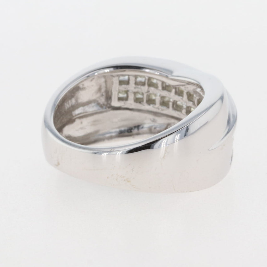 メレダイヤ デザインリング 指輪 リング 12号 K18 ダイヤモンド レディース 【中古】 
 ラッピング可