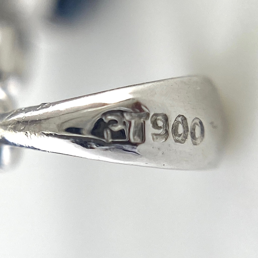 サファイア ペンダントトップ プラチナ メレダイヤ ペンダントトップ Pt900 サファイア ダイヤモンド レディース 【中古】nbjwl