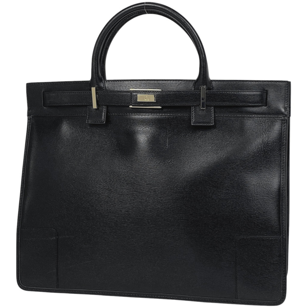 グッチ ロゴ ビジネスバッグ ハンドバッグ ブリーフケース ビジネスバッグ レザー ブラック 28711 メンズ 【中古】 brbag