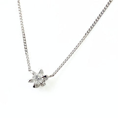 ダイヤモンド デザインネックレス プラチナ ペンダント ネックレス Pt900 Pt850 ダイヤモンド レディース 【中古】nbjwl