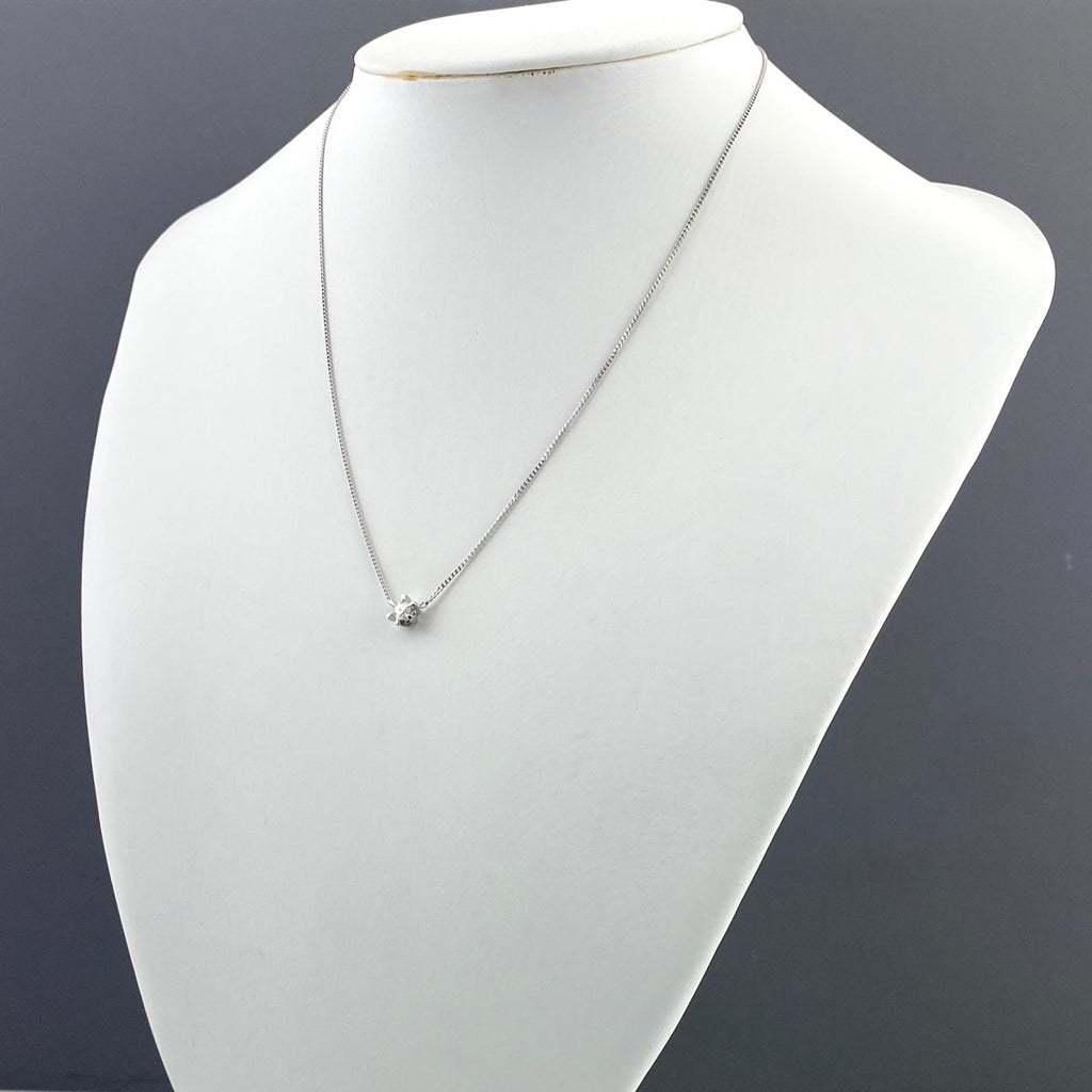 ダイヤモンド デザインネックレス プラチナ ペンダント ネックレス Pt900 Pt850 ダイヤモンド レディース 【中古】nbjwl