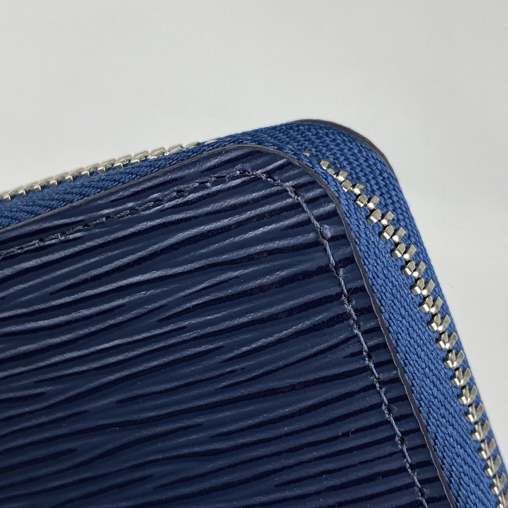 ルイ・ヴィトン ジッピー ウォレット ラウンドファスナー 長財布 エピ アンディゴブルー M61873 メンズ 【中古】brbag