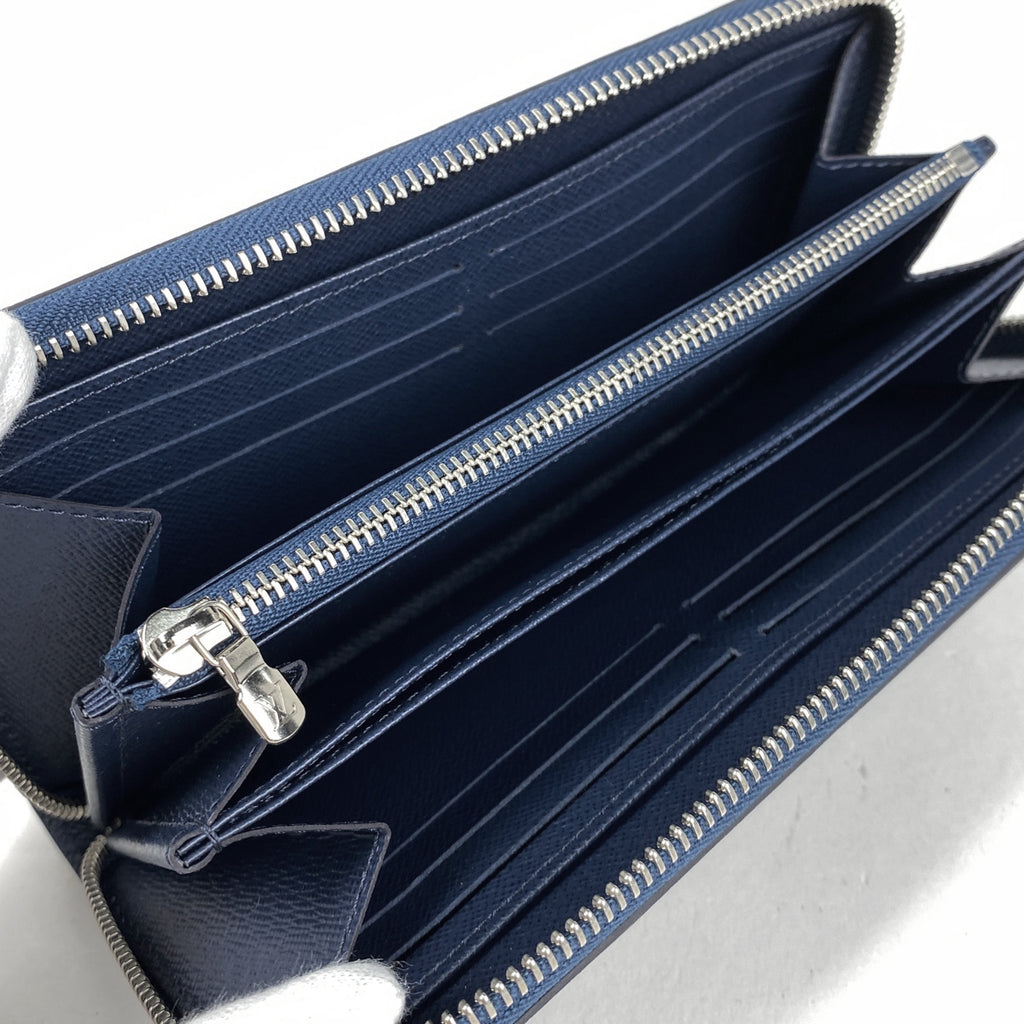 ルイ・ヴィトン ジッピー ウォレット ラウンドファスナー 長財布 エピ アンディゴブルー M61873 メンズ 【中古】brbag