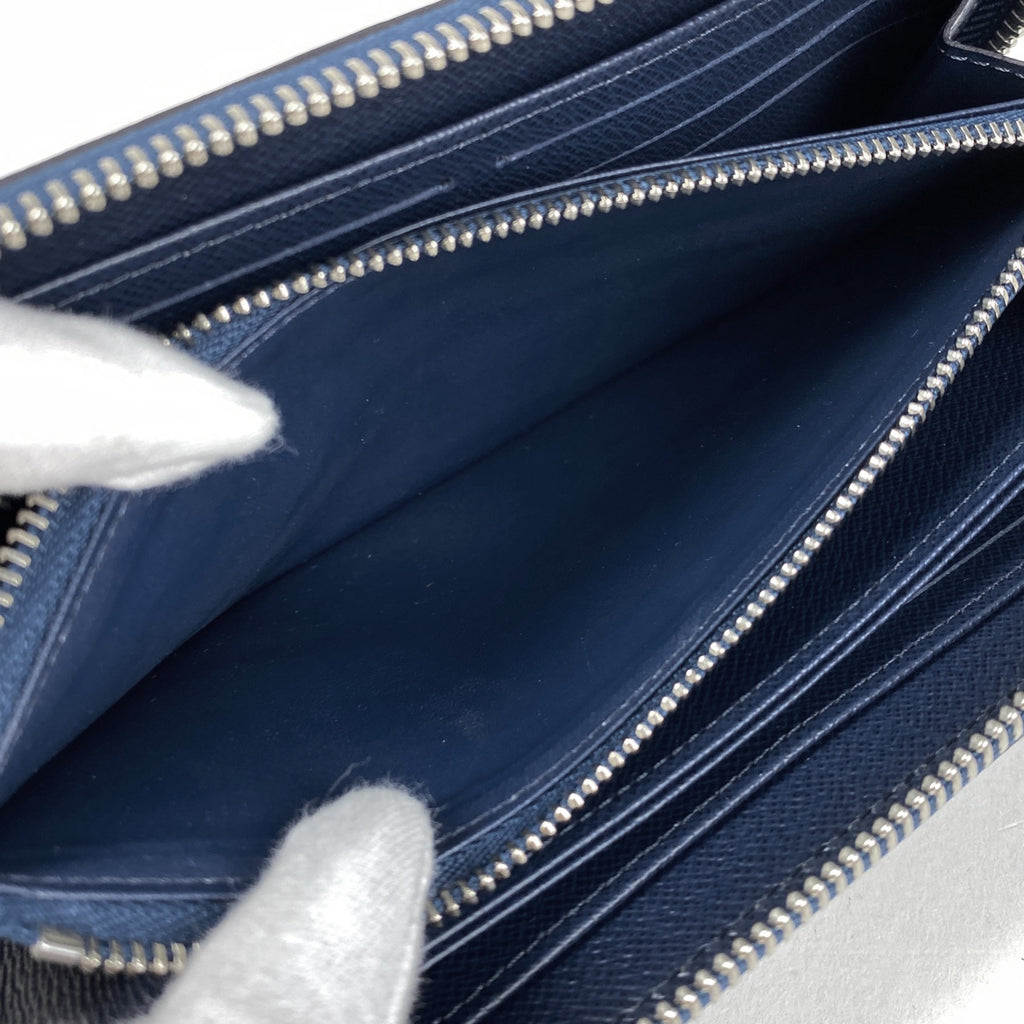 ルイ・ヴィトン ジッピー ウォレット ラウンドファスナー 長財布 エピ アンディゴブルー M61873 メンズ 【中古】brbag