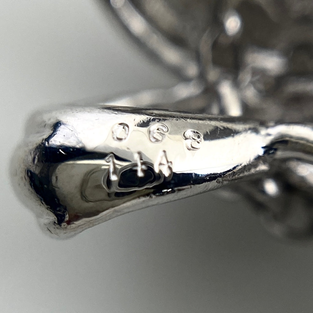ルビー デザインネックレス プラチナ ペンダント メレダイヤ ダイヤモンド ネックレス Pt900 Pt850 ルビー レディース 【中古】nbjwl