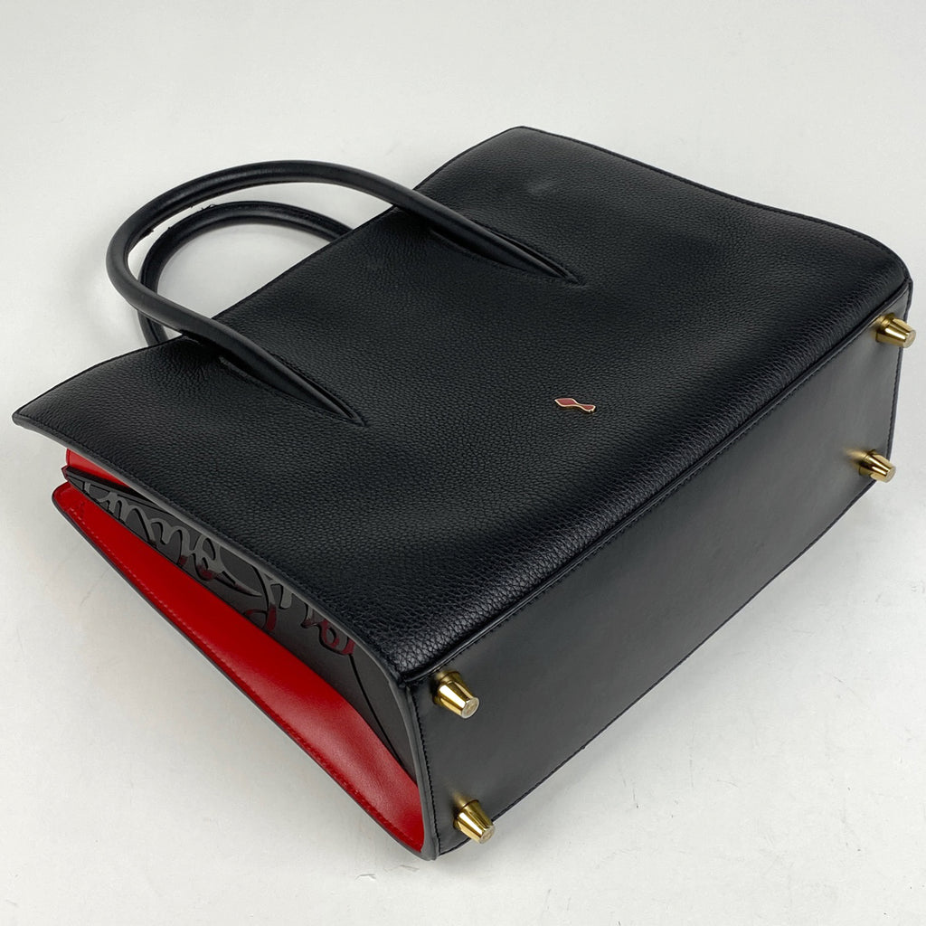 クリスチャンルブタン パロマ ハンドバッグ スタッズ ハンドバッグ レザー ブラック レディース 【中古】brbag