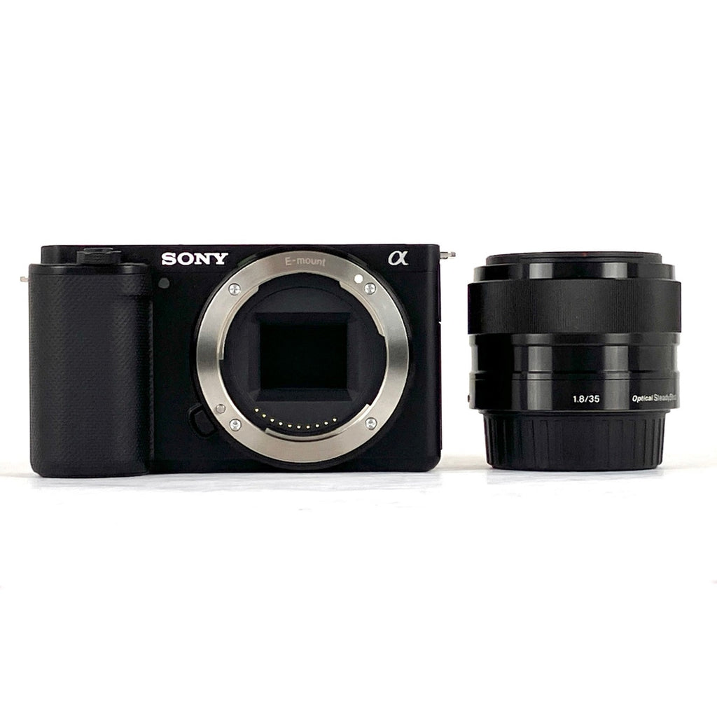 ソニー SONY ZV-E10 + E 35mm F1.8 OSS + シューティンググリップ GP-VPT2BT デジタル ミラーレス 一眼カメラ 【中古】