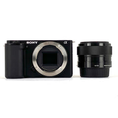 ソニー SONY ZV-E10 + E 35mm F1.8 OSS + シューティンググリップ GP-VPT2BT デジタル ミラーレス 一眼カメラ 【中古】