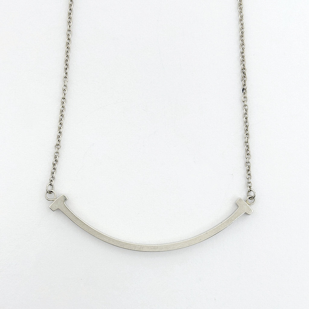 ティファニー Tスマイル ネックレス チョーカー ネックレス シルバー