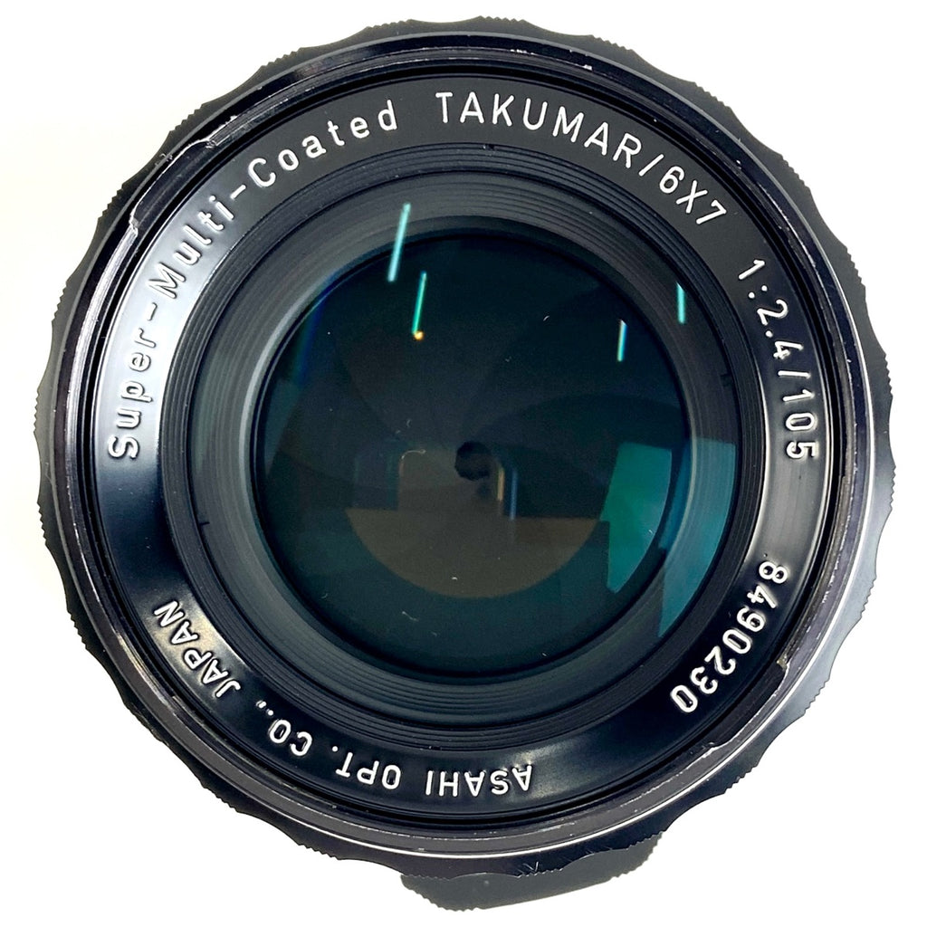 ペンタックス PENTAX TAKUMAR 6X7 105mm F2.4 67 バケペン用 中判カメラ用レンズ 【中古】