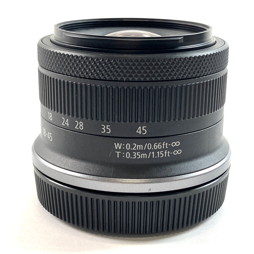 キヤノン Canon RF-S 18-45mm F4.5-6.3 IS STM 一眼カメラ用レンズ（オートフォーカス） 【中古】