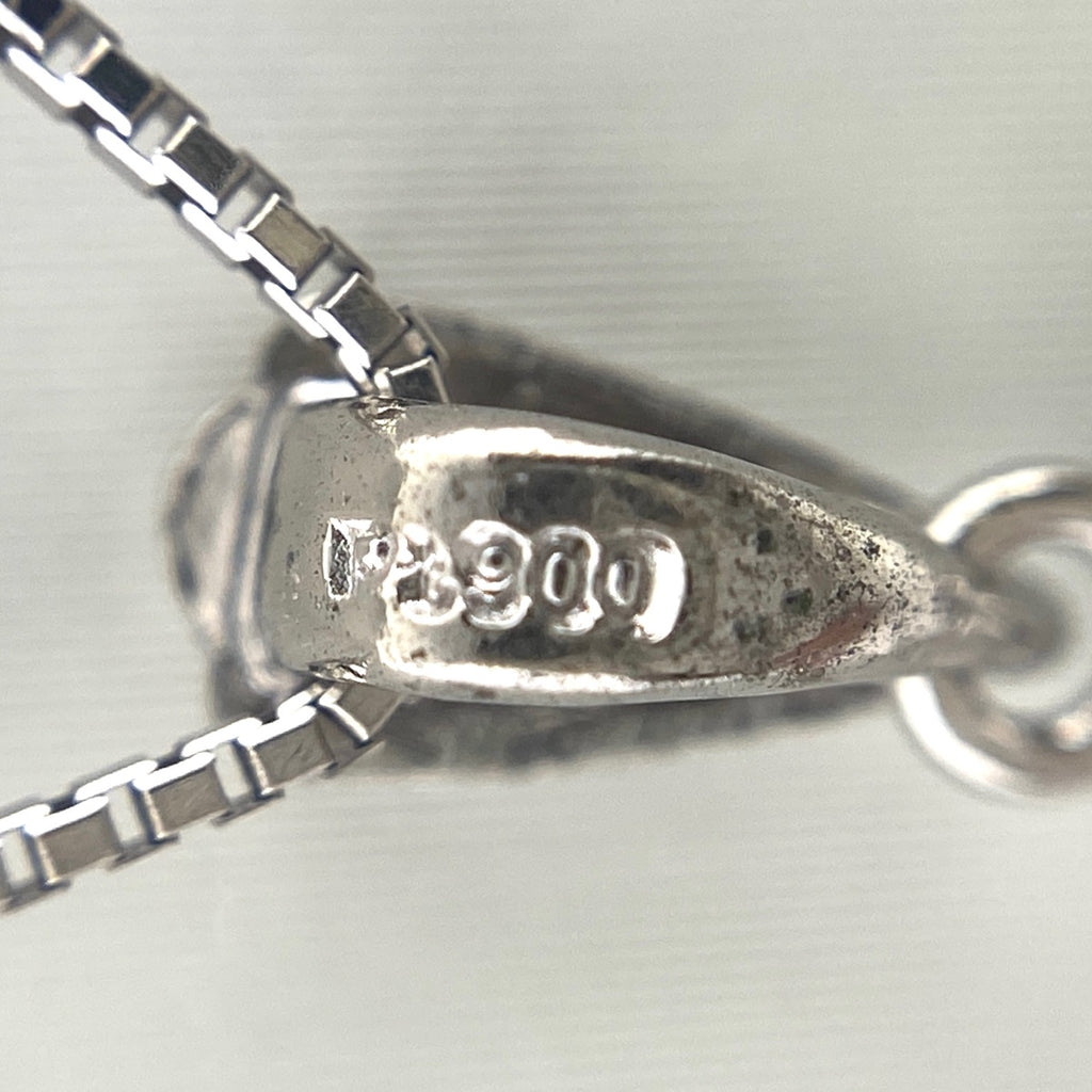 メレダイヤ デザインネックレス プラチナ ペンダント ネックレス Pt900 Pt850 ダイヤモンド レディース 【中古】nbjwl