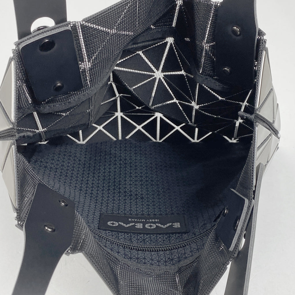 イッセイミヤケ プリズム トートバッグ バオバオ BAOBAO トートバッグ PVC シルバー レディース 【中古】brbag