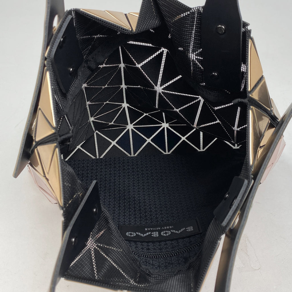 イッセイミヤケ プリズム トートバッグ バオバオ BAOBAO トートバッグ PVC ピンク ゴールド レディース 【中古】brbag