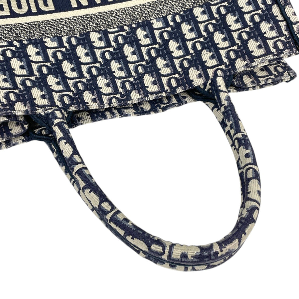 クリスチャンディオール ブック トートバッグ ミディアム トロッター柄 トートバッグ キャンバス レディース 【中古】brbag