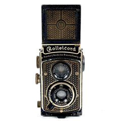 ローライ ROLLEI Rolleicord Triotar 75mm F4.5［ジャンク品］ 二眼レフカメラ 【中古】