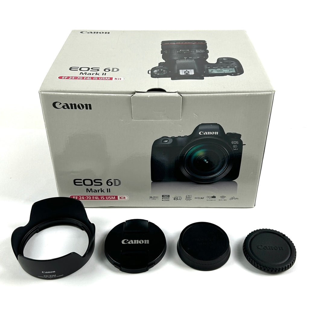 キヤノン Canon EOS 6D Mark II EF 24-70 F4L IS USM レンズキット デジタル 一眼レフカメラ 【中古】