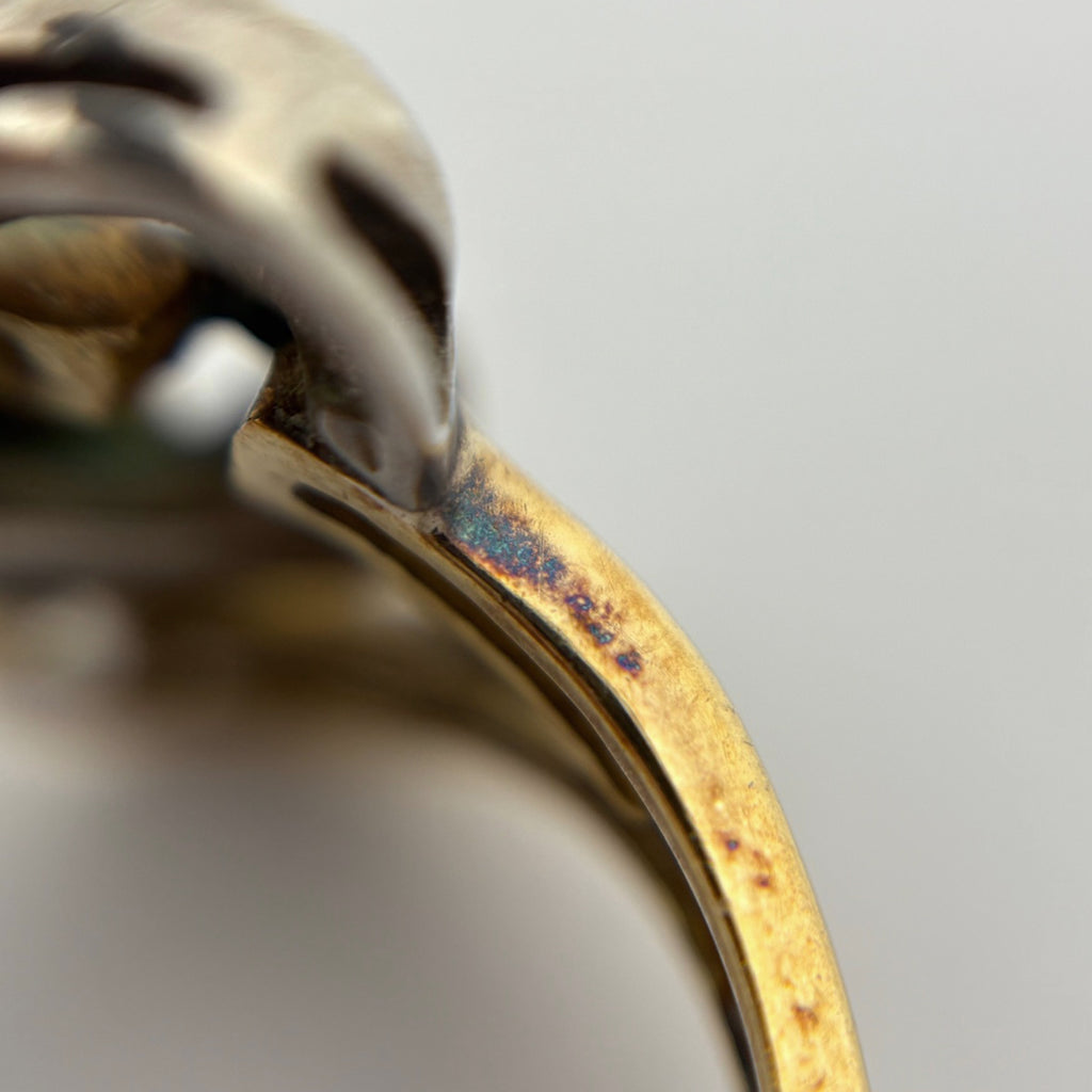 ティファニー ダブル ハート リング 指輪 リング 15号 シルバー925 750 シルバー レディース 【中古】bracc