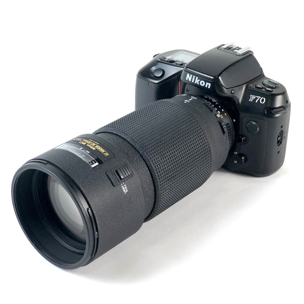 ニコン Nikon F70+AF NIKKOR 80-200mm F2.8D ED フィルム オートフォーカス 一眼レフカメラ 【中古】