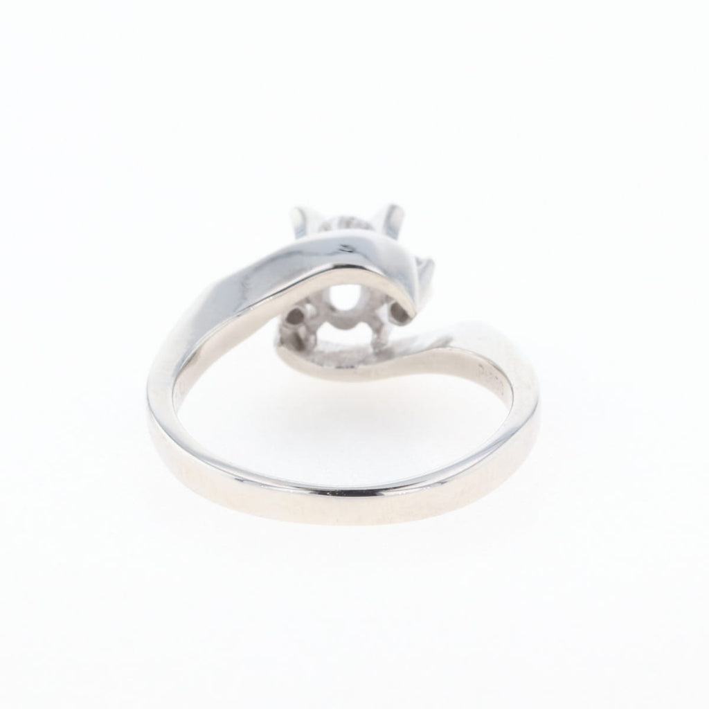 ダイヤモンド デザインリング プラチナ 指輪 メレダイヤ リング 9.5号 Pt850 ダイヤモンド レディース 【中古】nbjwl