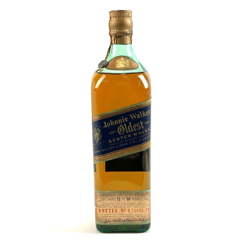 ジョニーウォーカー JOHNNIE WALKER ブルーラベル オールデスト 750ml スコッチウイスキー ブレンデッド 【古酒】