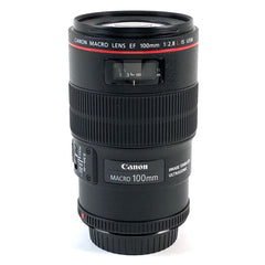 キヤノン Canon EF 100mm F2.8L MACRO IS USM 一眼カメラ用レンズ（オートフォーカス） 【中古】