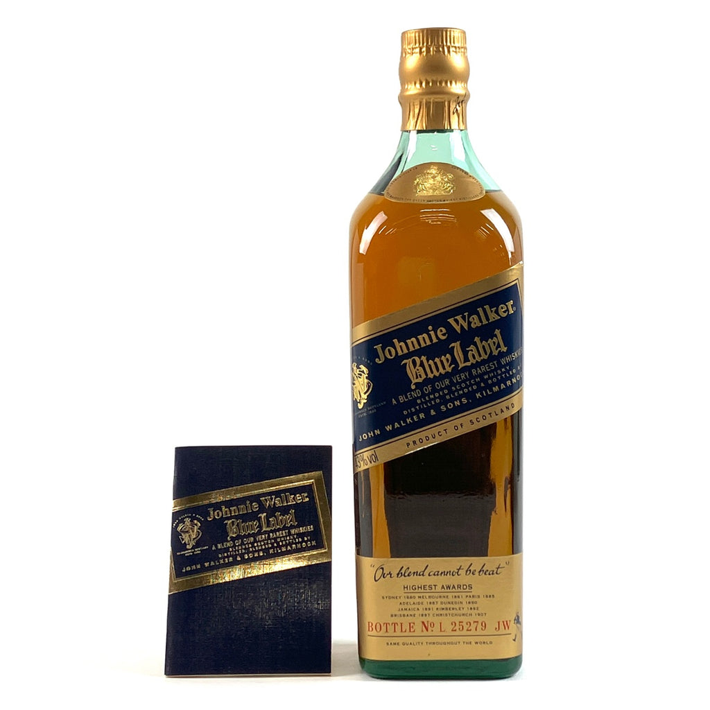 ジョニーウォーカー JOHNNIE WALKER ブルーラベル 750ml スコッチウイスキー ブレンデッド 【古酒】