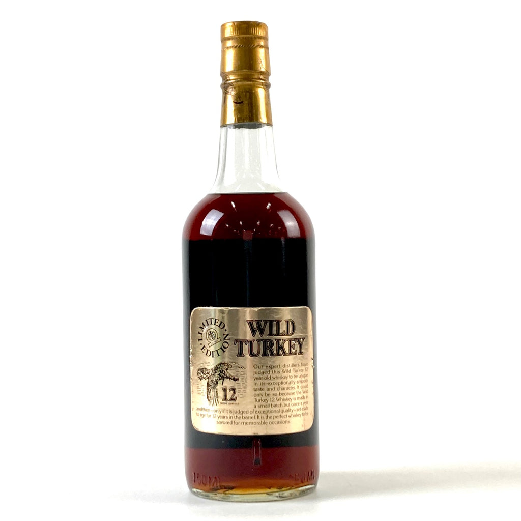 ワイルドターキー WILD TURKEY 12年 ゴールドラベル アメリカンウイスキー 【古酒】