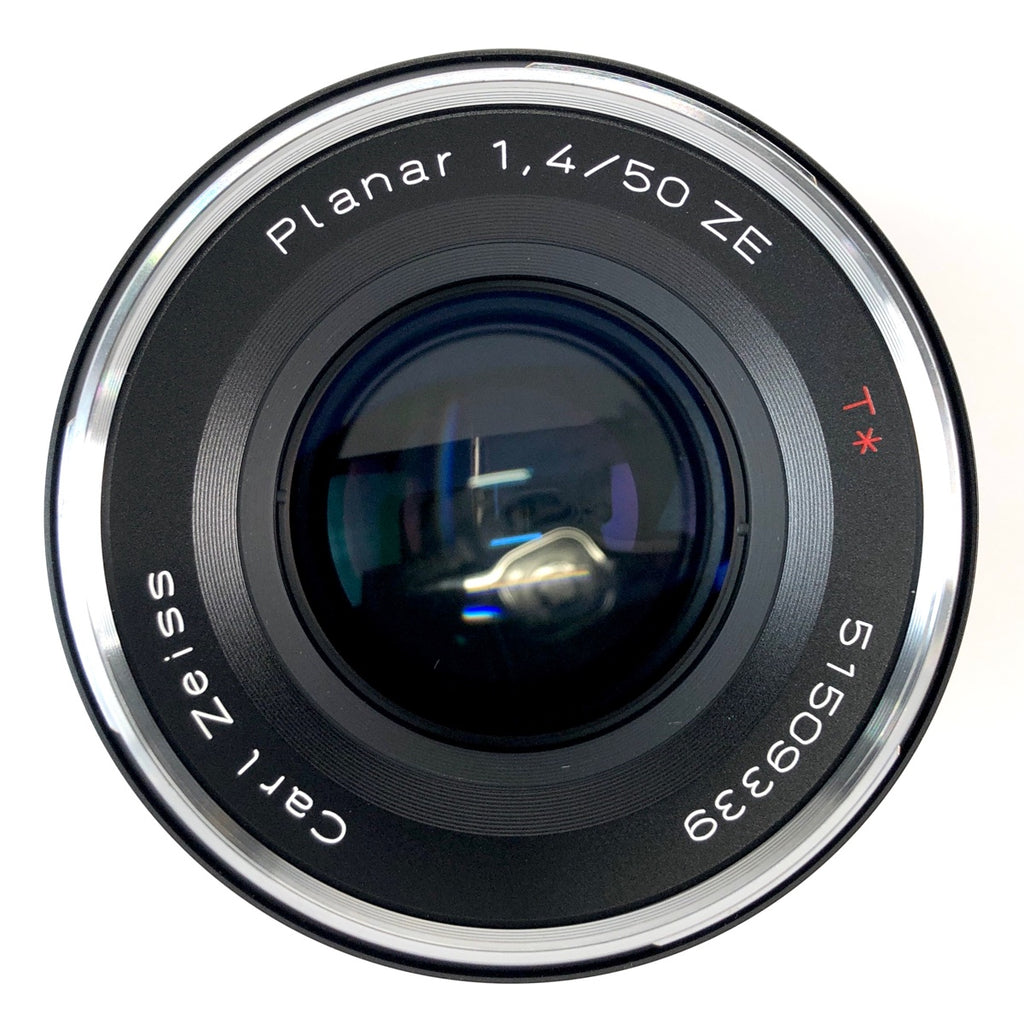 カール・ツァイス Carl Zeiss Planar T* 50mm F1.4 ZE (キヤノン EF用) 一眼カメラ用レンズ（マニュアルフォーカス） 【中古】