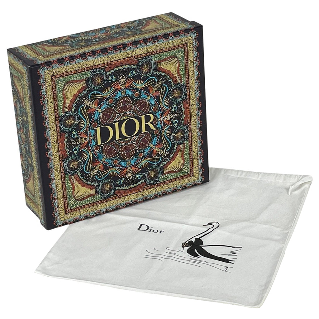 クリスチャンディオール レディディオール エナメル カナージュ 2WAY ショルダーバッグ スモール ハンドバッグ パテントレザー レッド レディース 【中古】brbag