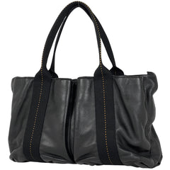 エルメス キャラバン ホリゾンタル MM ショルダーバッグ ハンドバッグ ヴォーデルマ ブラック レディース 【中古】brbag